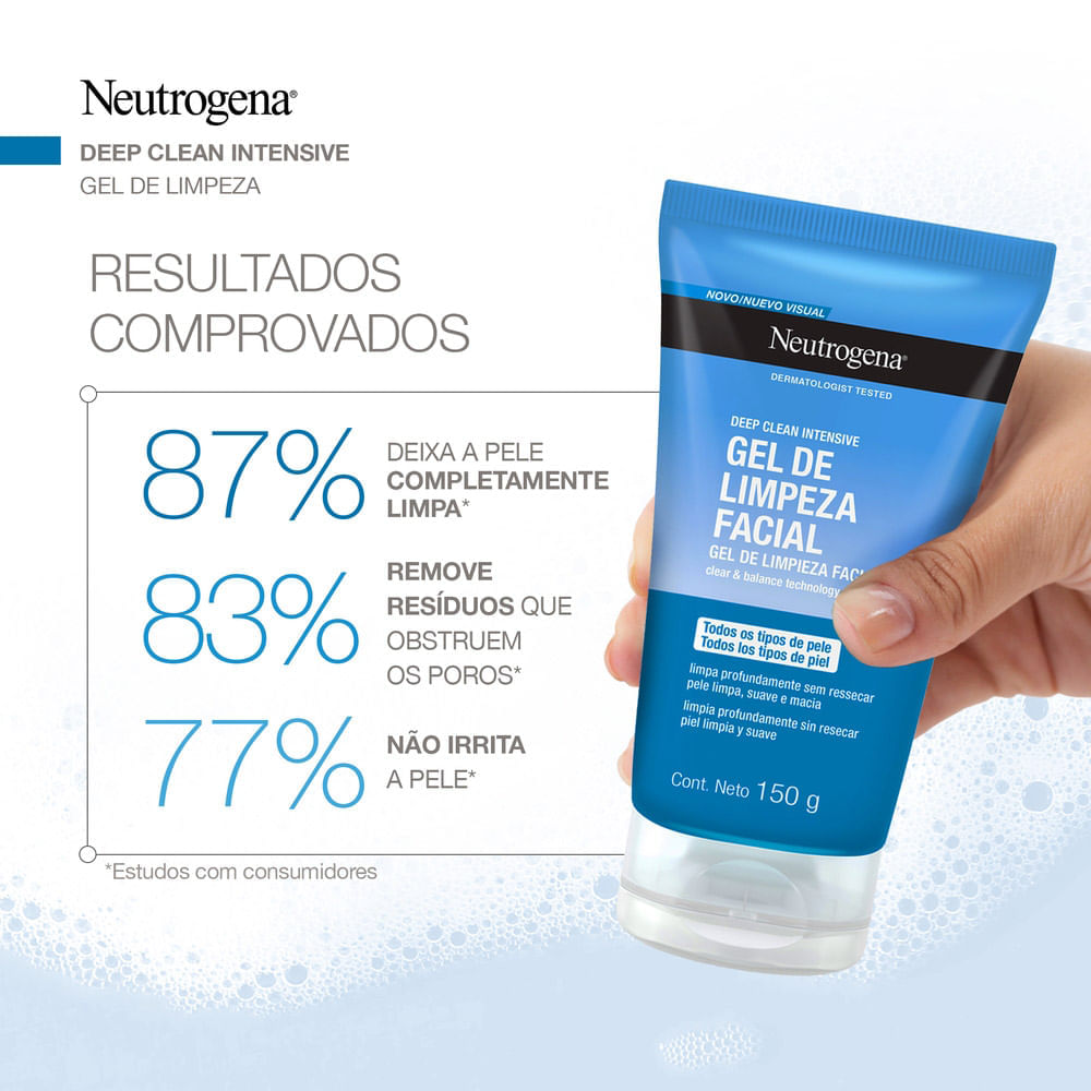 Gel de Limpeza Profunda Deep Clean Neutrogena 150g