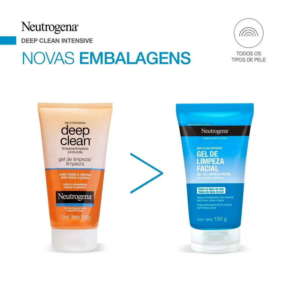 Gel de Limpeza Profunda Deep Clean Neutrogena 150g