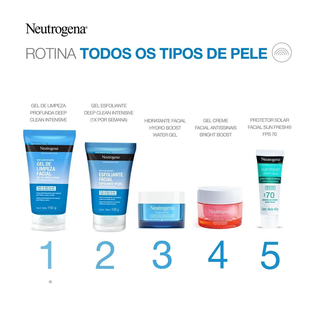 Gel de Limpeza Profunda Deep Clean Neutrogena 150g