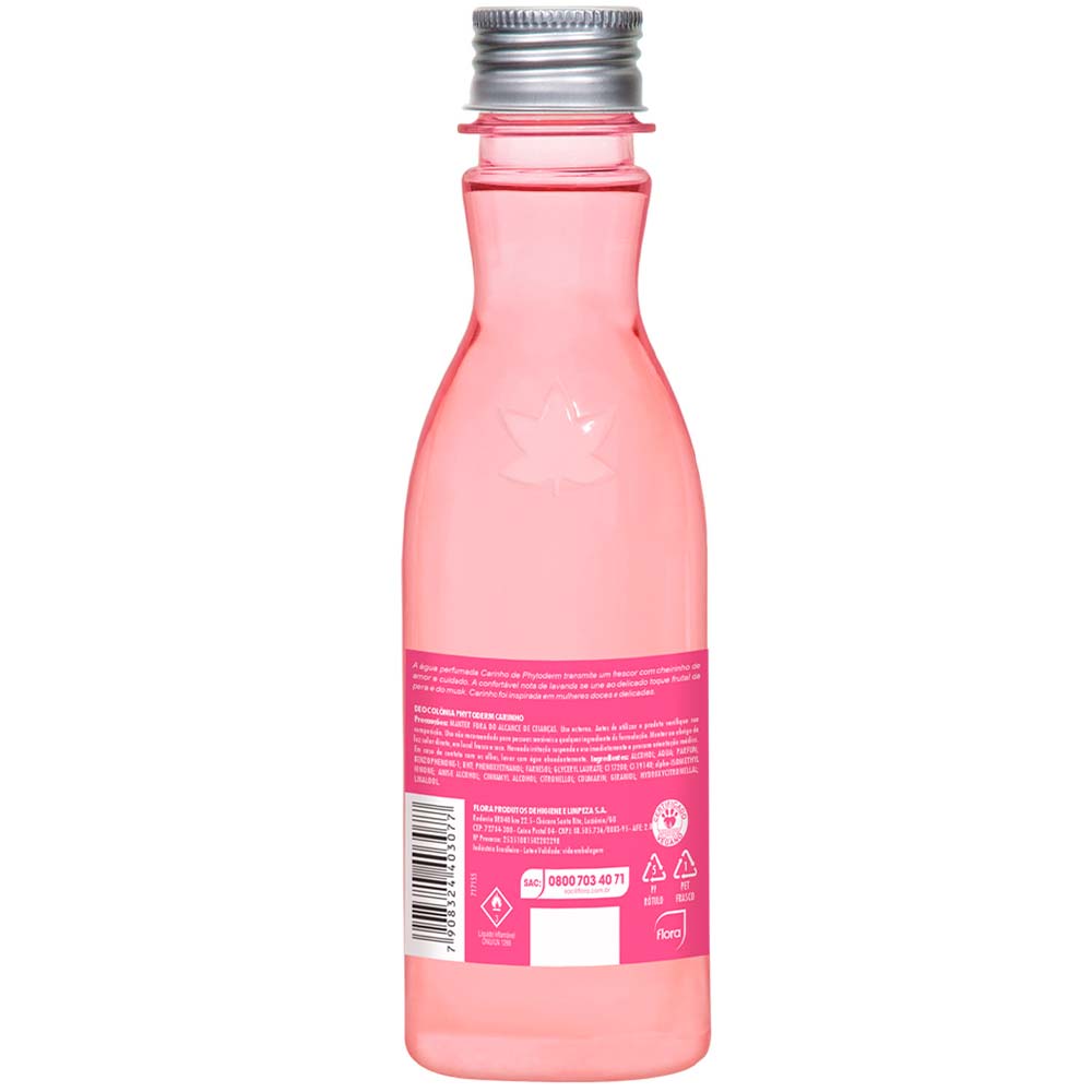 Carinho Phytoderm – Água Perfumada Unissex – Deo Colônia 250ml