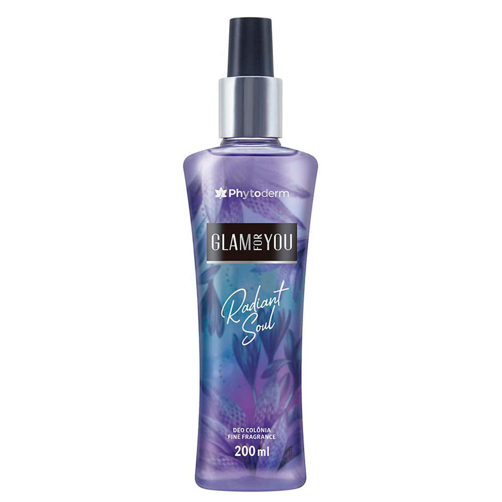 Glam Radiant Soul Phytoderm - Perfume Feminino - Deo Colônia 200ml