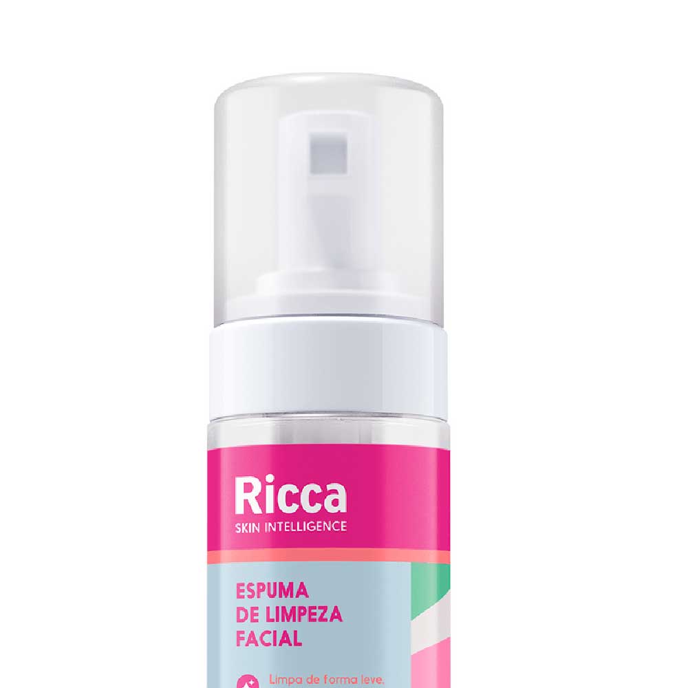 Espuma de Limpeza Facial Ricca Framboair 150ml