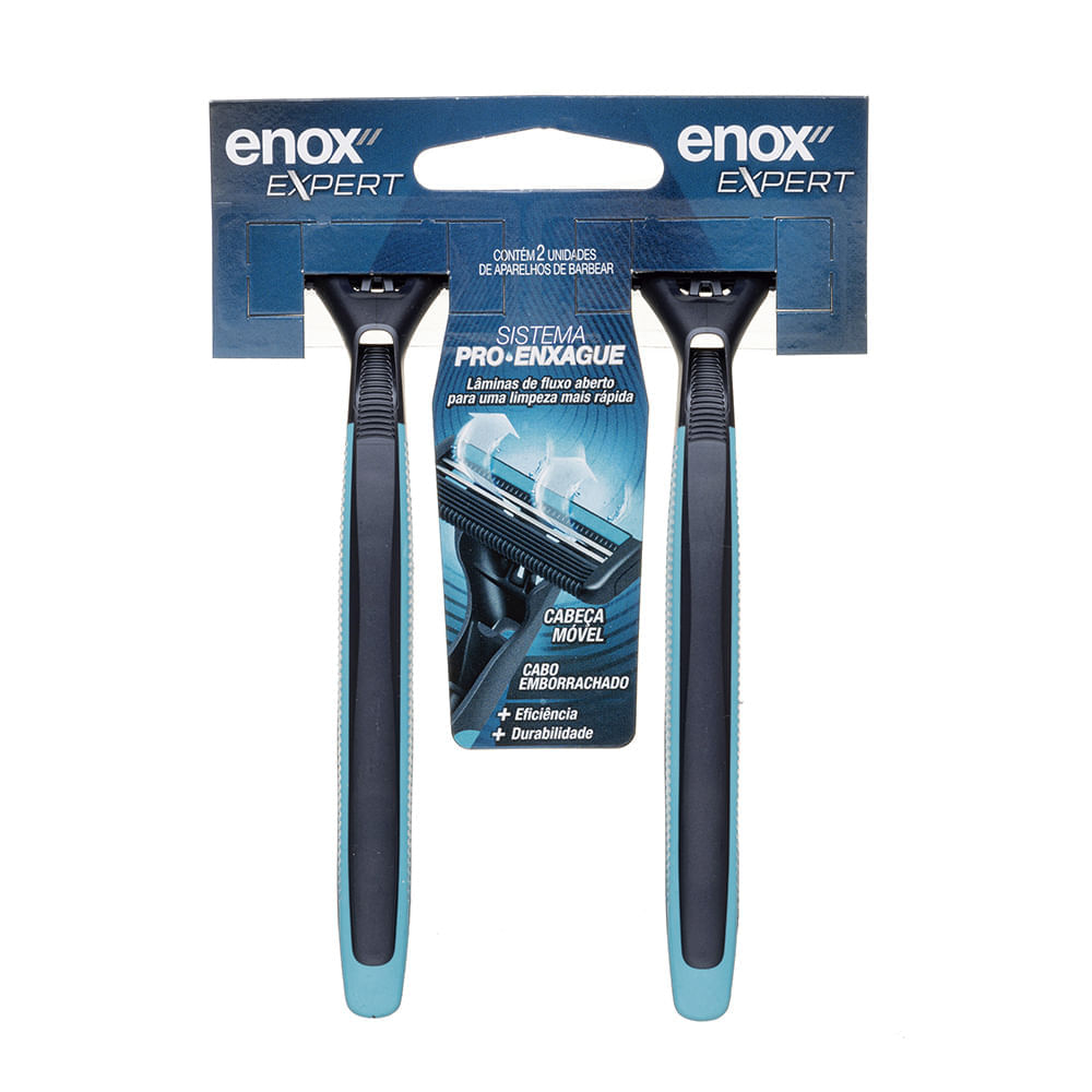 Aparelho De Barbear Enox – Enox Expert Para Homens 2un