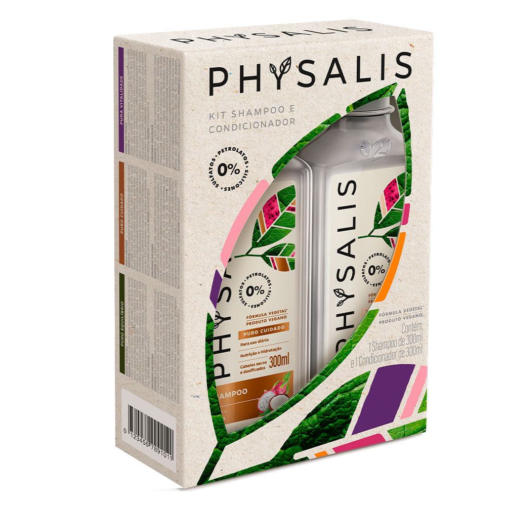 Physalis Puro Cuidado Kit  Shampoo + Condicionador