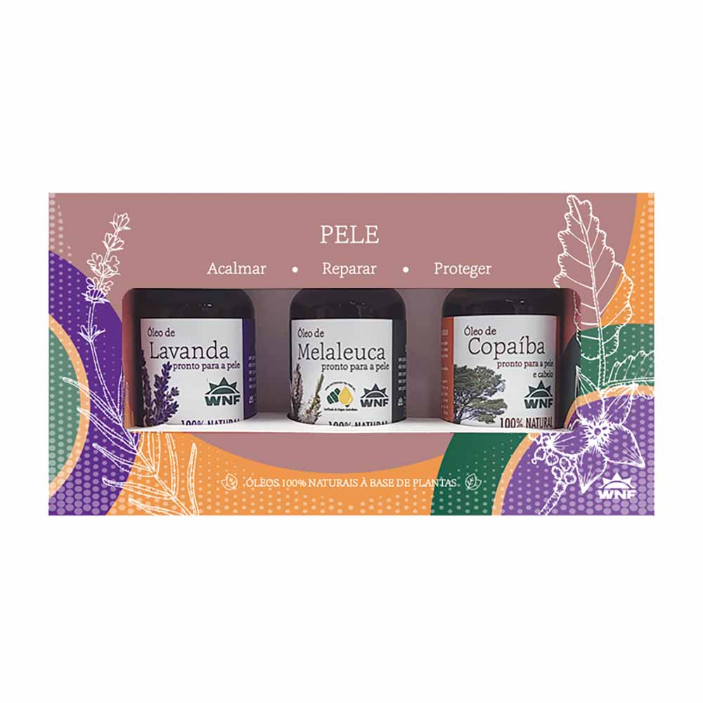 Kit Óleos Vegetais WNF Pronto Para a Pele 3x30ml