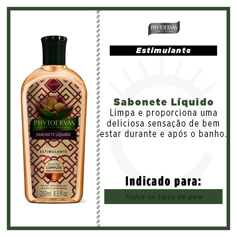 Sabonete Líquido Phytoervas - Jasmim 250ml