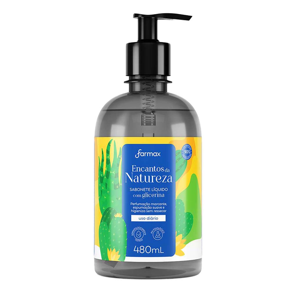 Sabonete Líquido Farmax Encantos Da Natureza 480ml