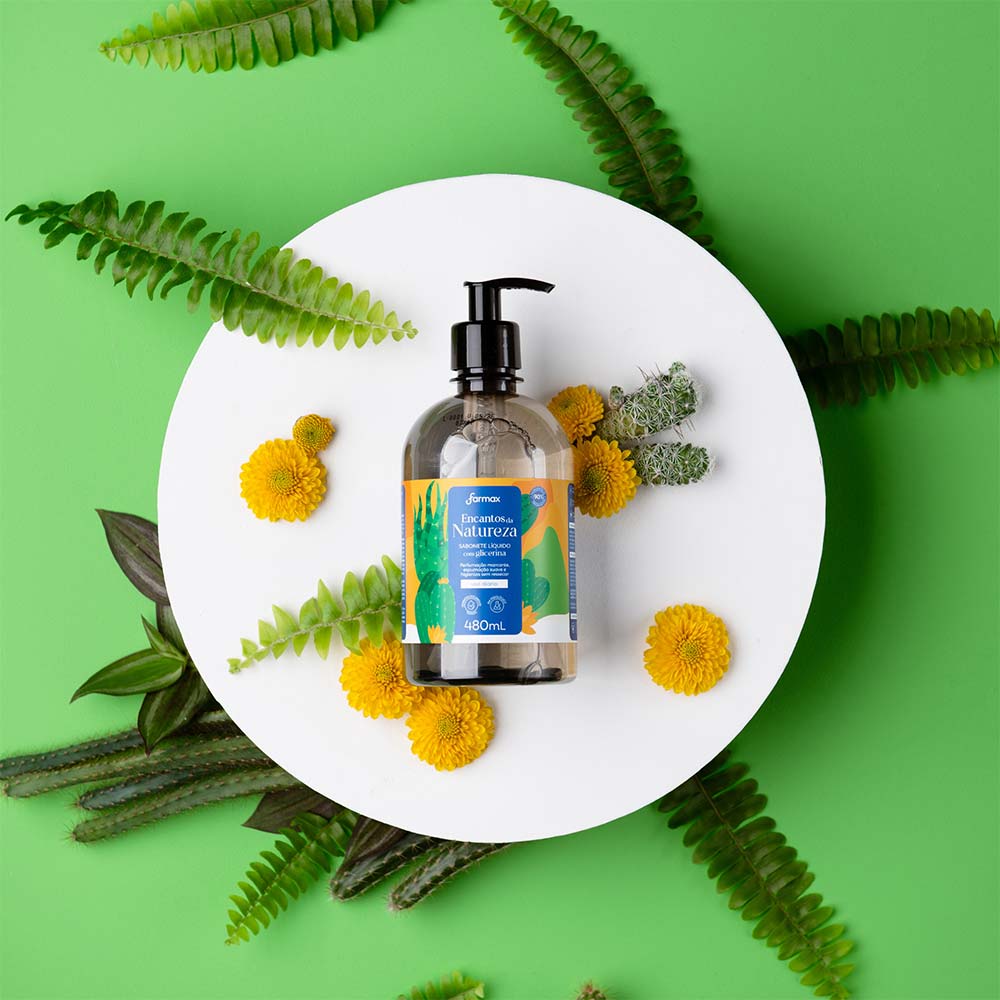 Sabonete Líquido Farmax Encantos da Natureza 480ml