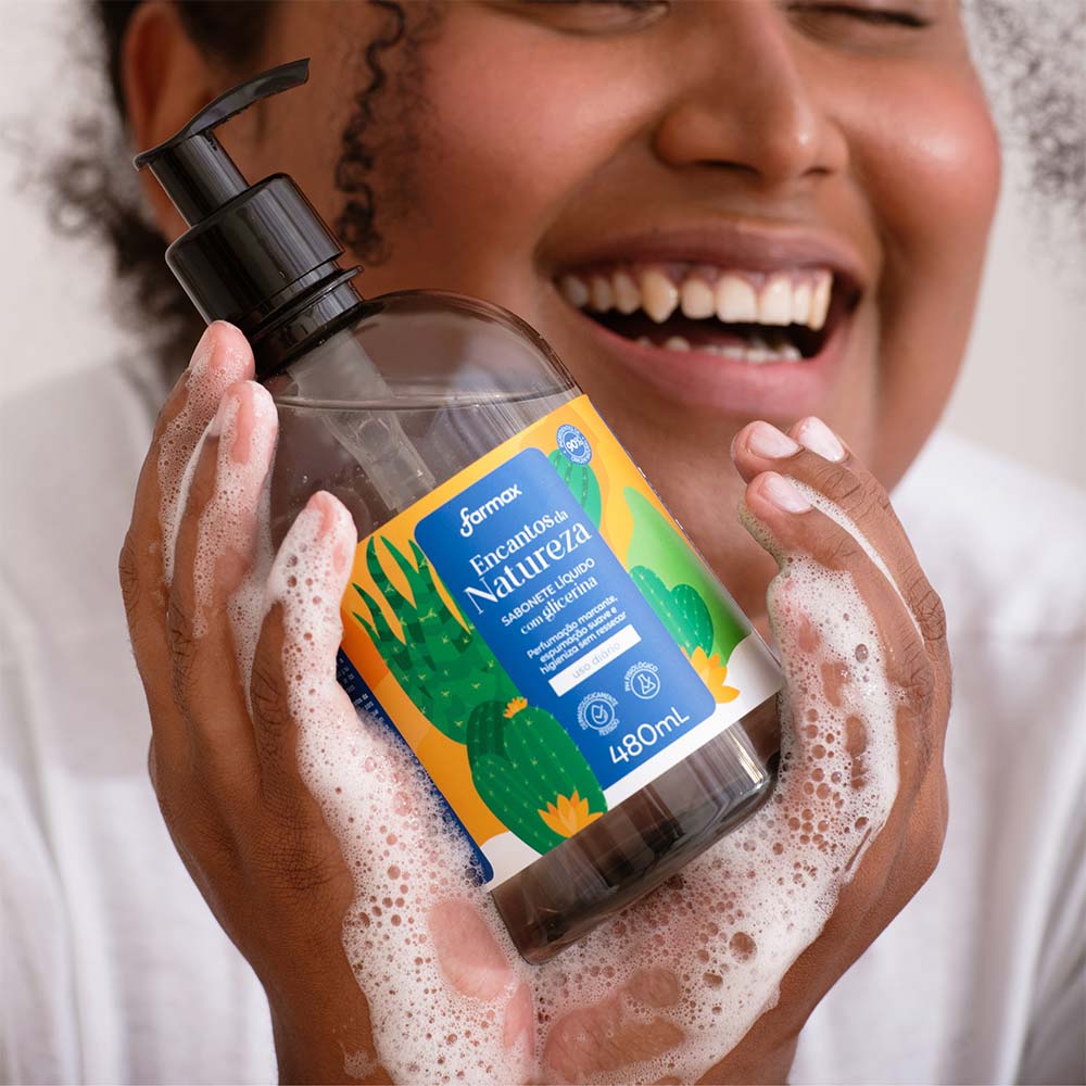 Sabonete Líquido Farmax Encantos da Natureza 480ml