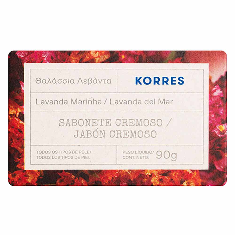 Sabonete em Barra Korres – Lavanda do Mar 90g