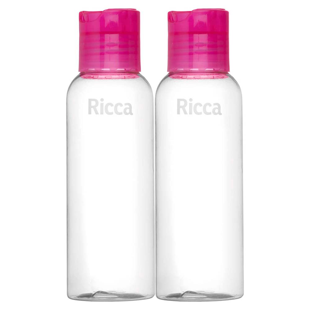 Kit de viagem Ricca com 2 Frascos Disk Top Kit