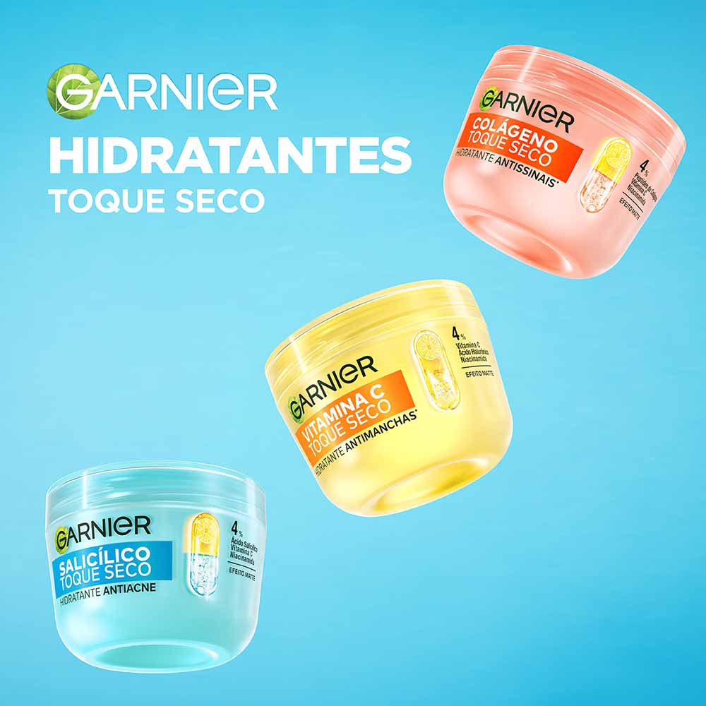 Hidratante Facial Antiacne Garnier Salicílico Toque Seco 85g