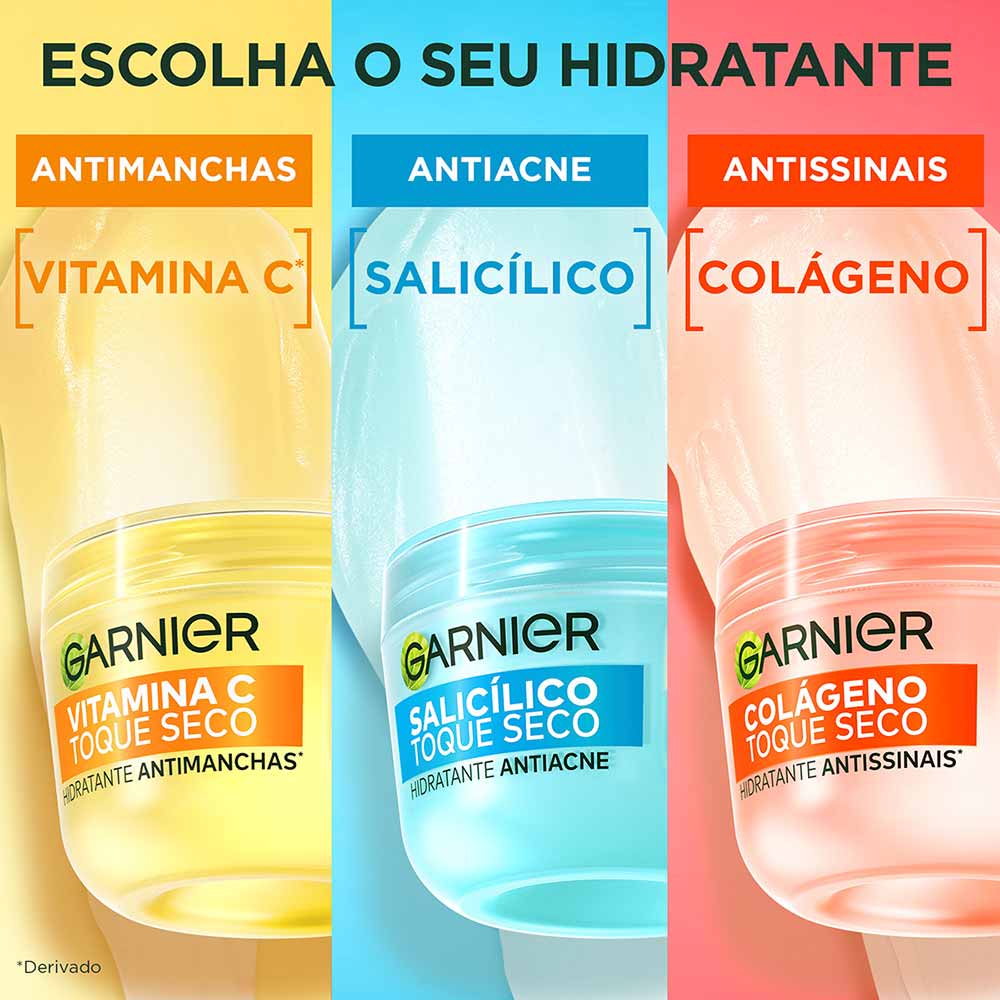 Hidratante Facial Antiacne Garnier Salicílico Toque Seco 85g