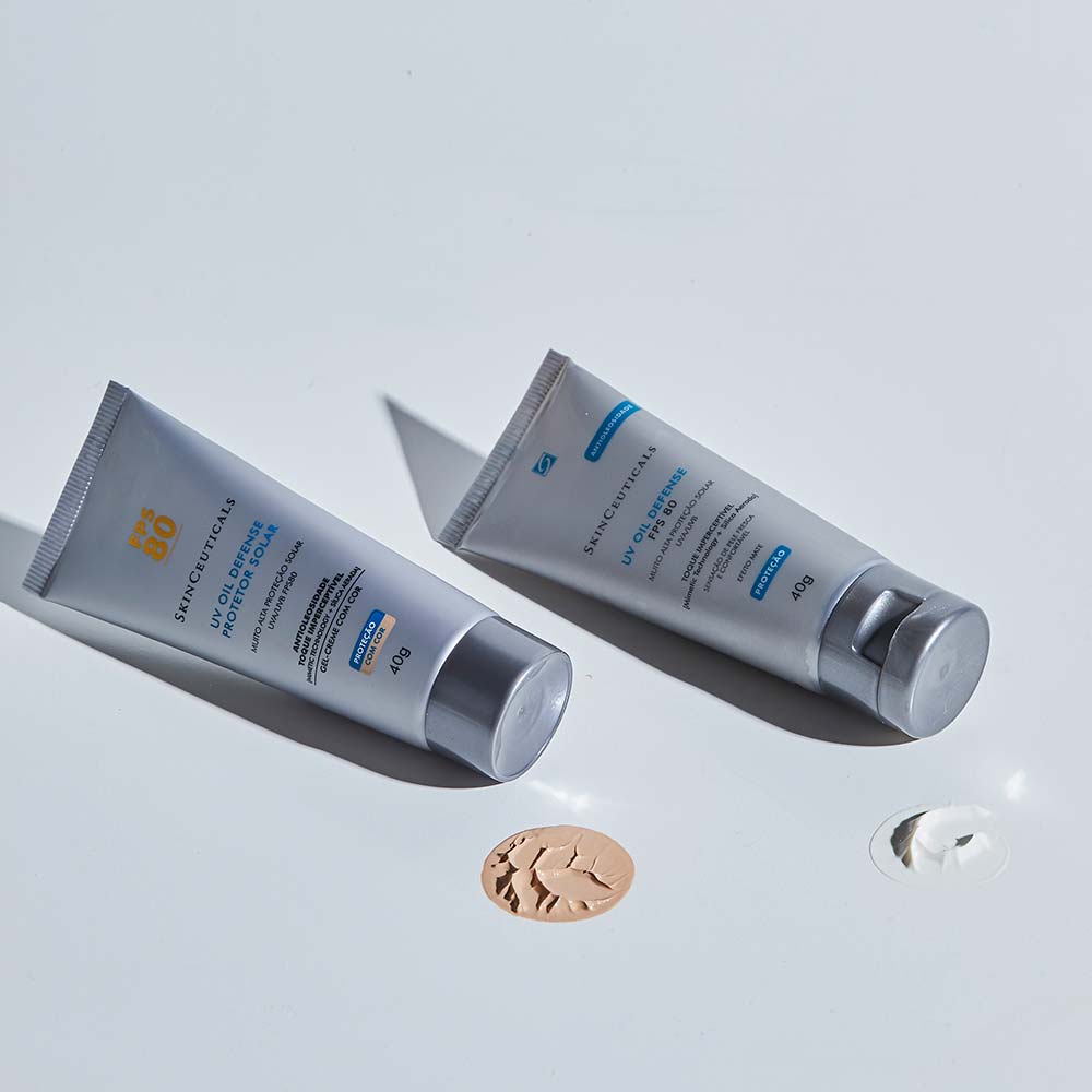 Protetor Solar Skinceuticals - UV Oil Defense FPS 80 Tinted Universal