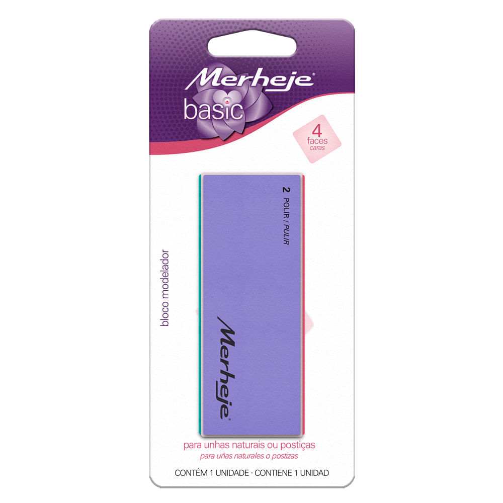 Bloco Modelador de Unha Merheje - Basic 1 Un