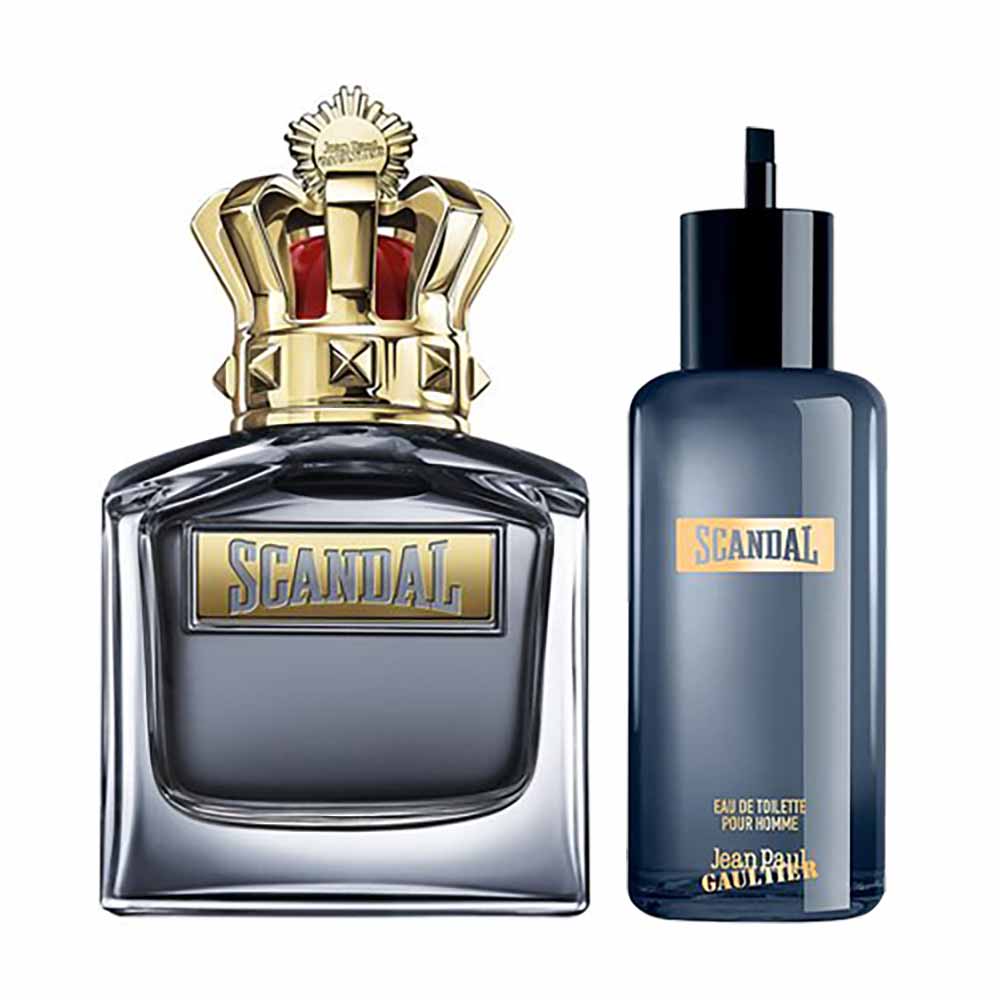 Scandal Pour Homme Kit - Refil + Perfume Masculino Edt Kit