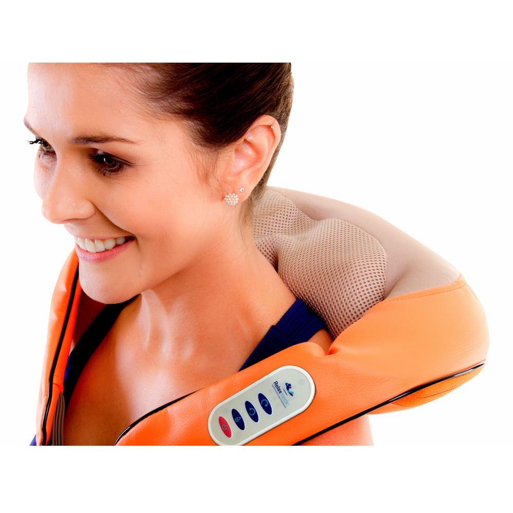 Massageador para Pescoço Relaxmedic - Shiatsu Neck Plus Bivolt