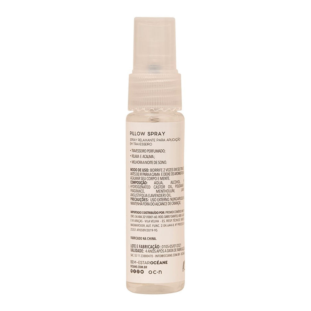 Spray Relaxante para Travesseiro Océane Pillow Spray - 30ml Lavanda