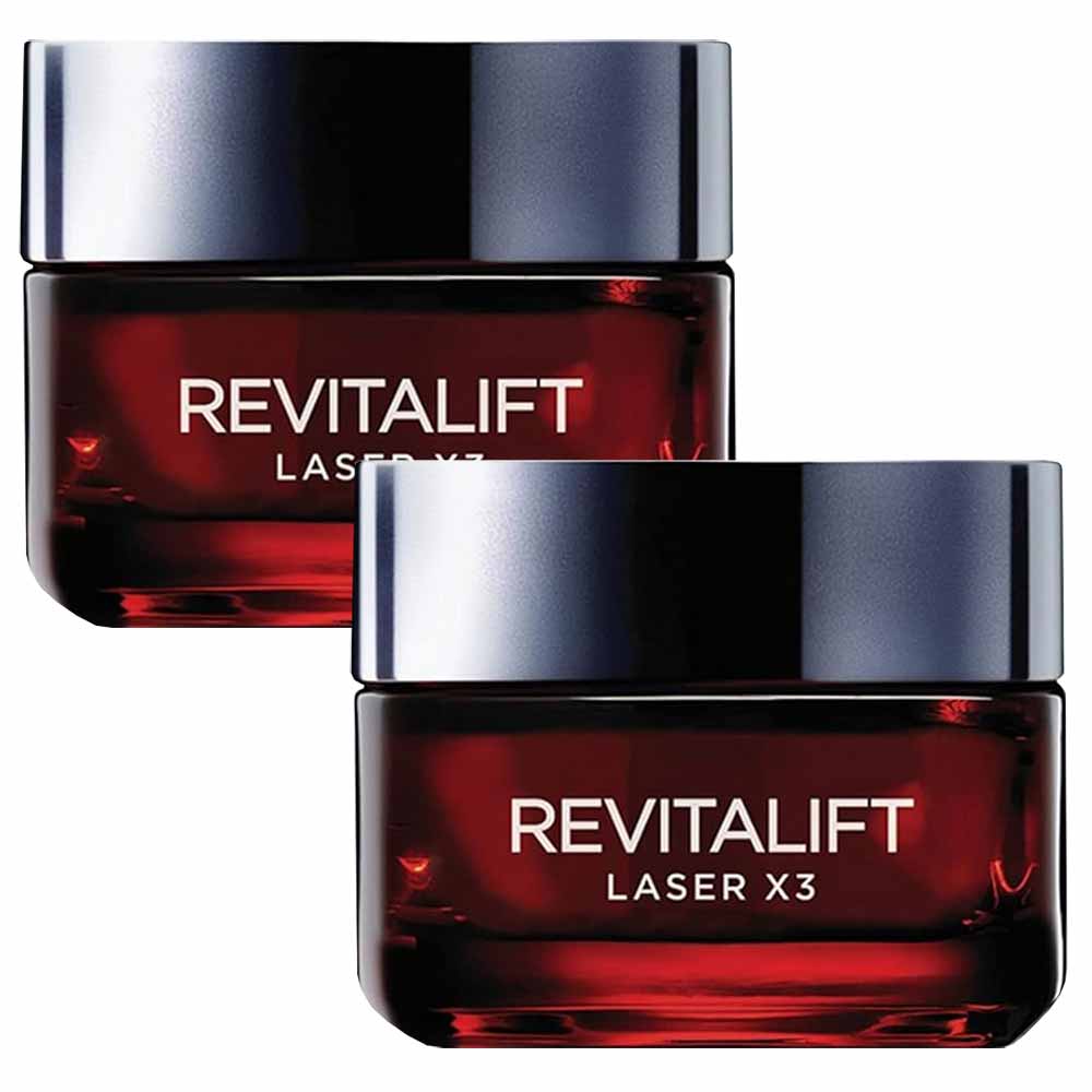 L'Oréal Paris Revitalift Laser X3 Diurno Creme Hidratante Facial Anti-idade Kit com 2 Unidades Kit