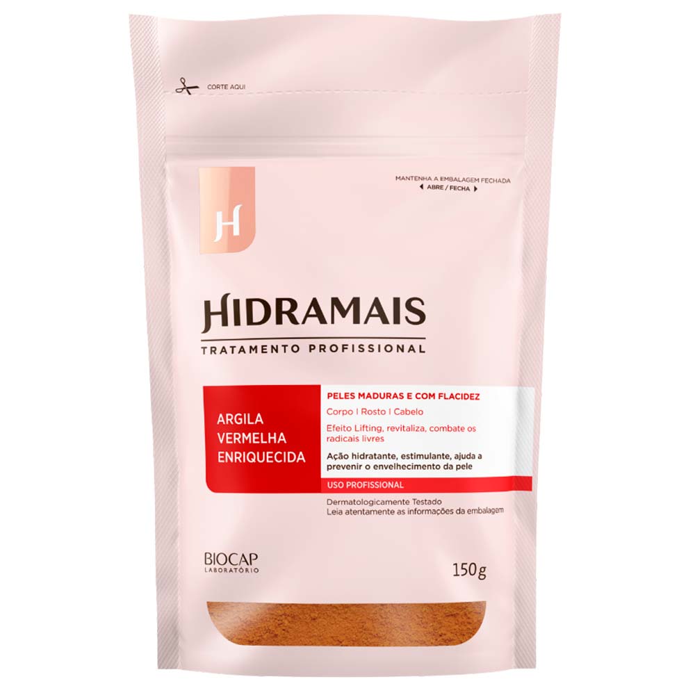 Argila em Pó Hidramais Vermelha 150g