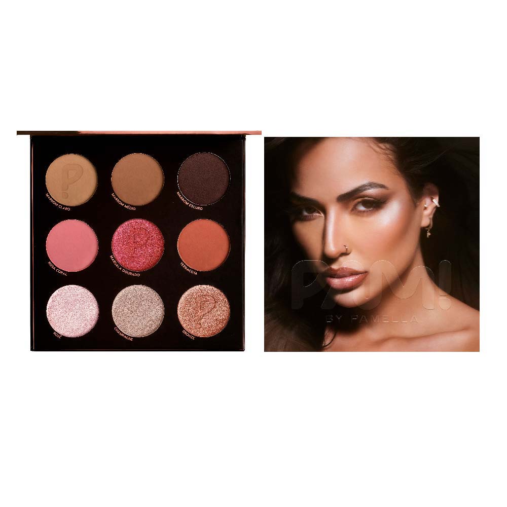 Paleta Multifuncional Pam By Pamella 9 Cores - Necessários 1 Un