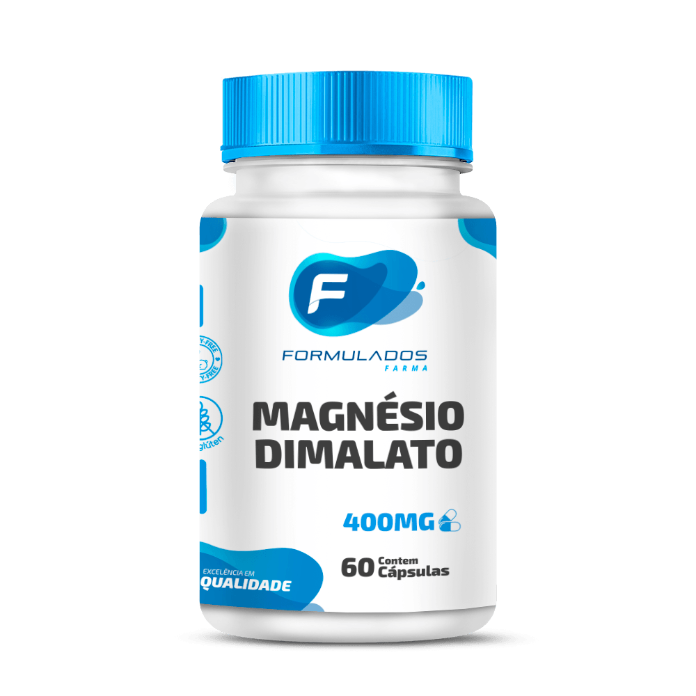 Magnésio dimalato 400mg 60 cápsulas