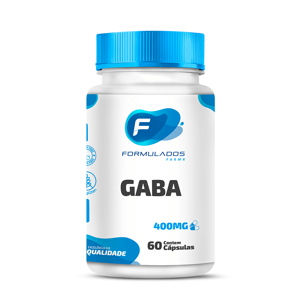 Gaba - Ácido Gama-aminobutírico 400mg 60 Cápsulas