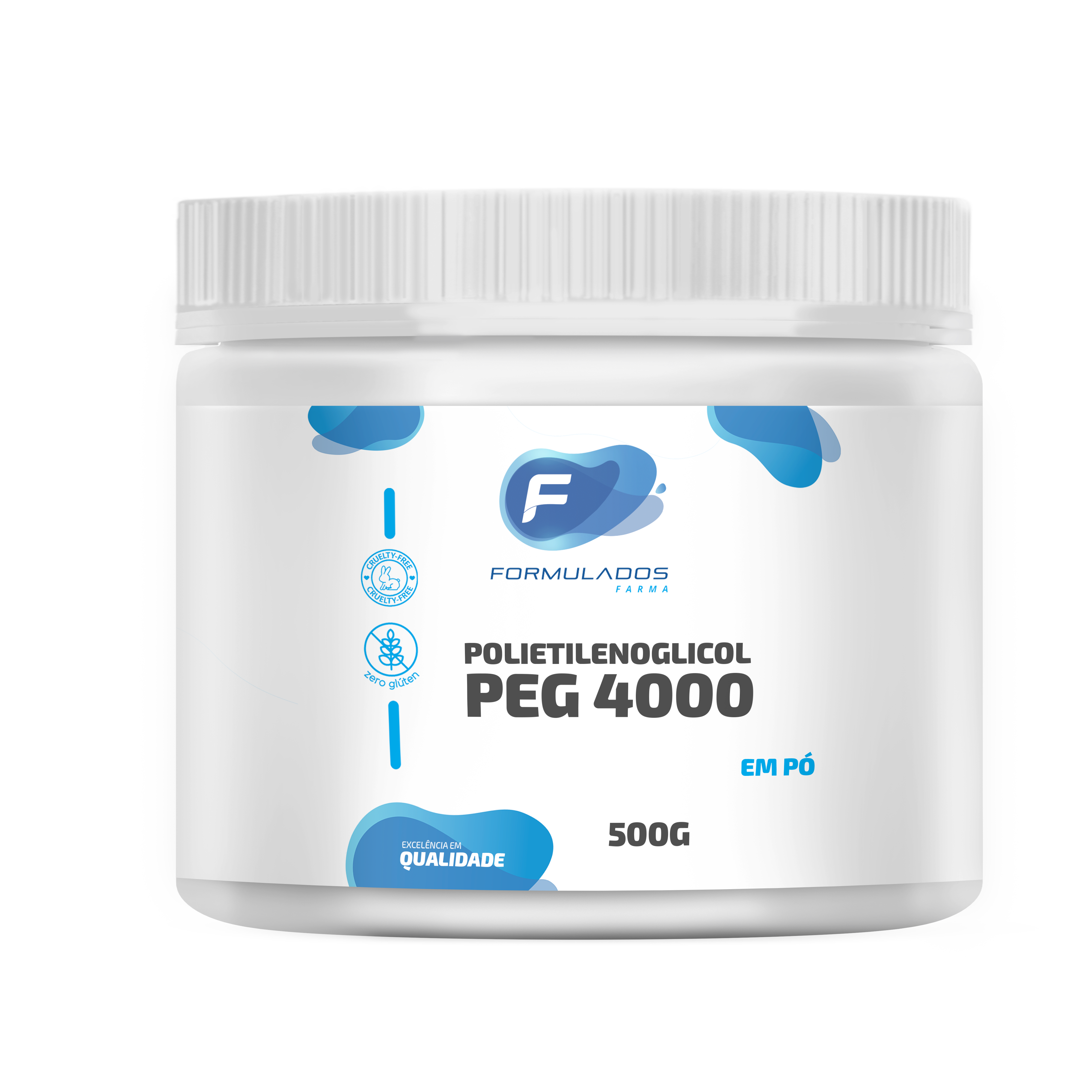 Peg 4000 Puro Em Pó 500 Gramas - Polietilenoglicol Sem Eletrólitos