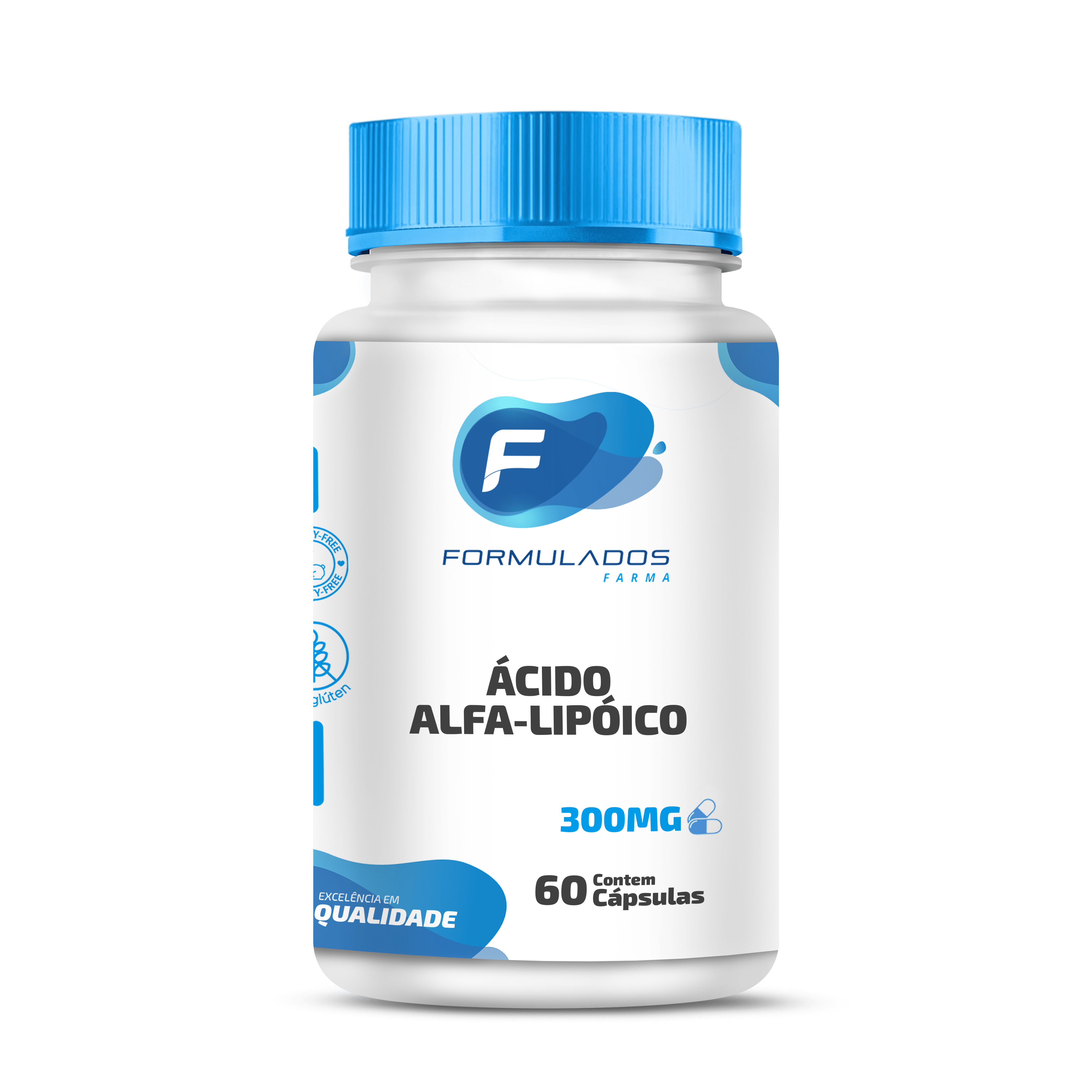 Ácido Alfa Lipoico 300mg 60 Cápsulas
