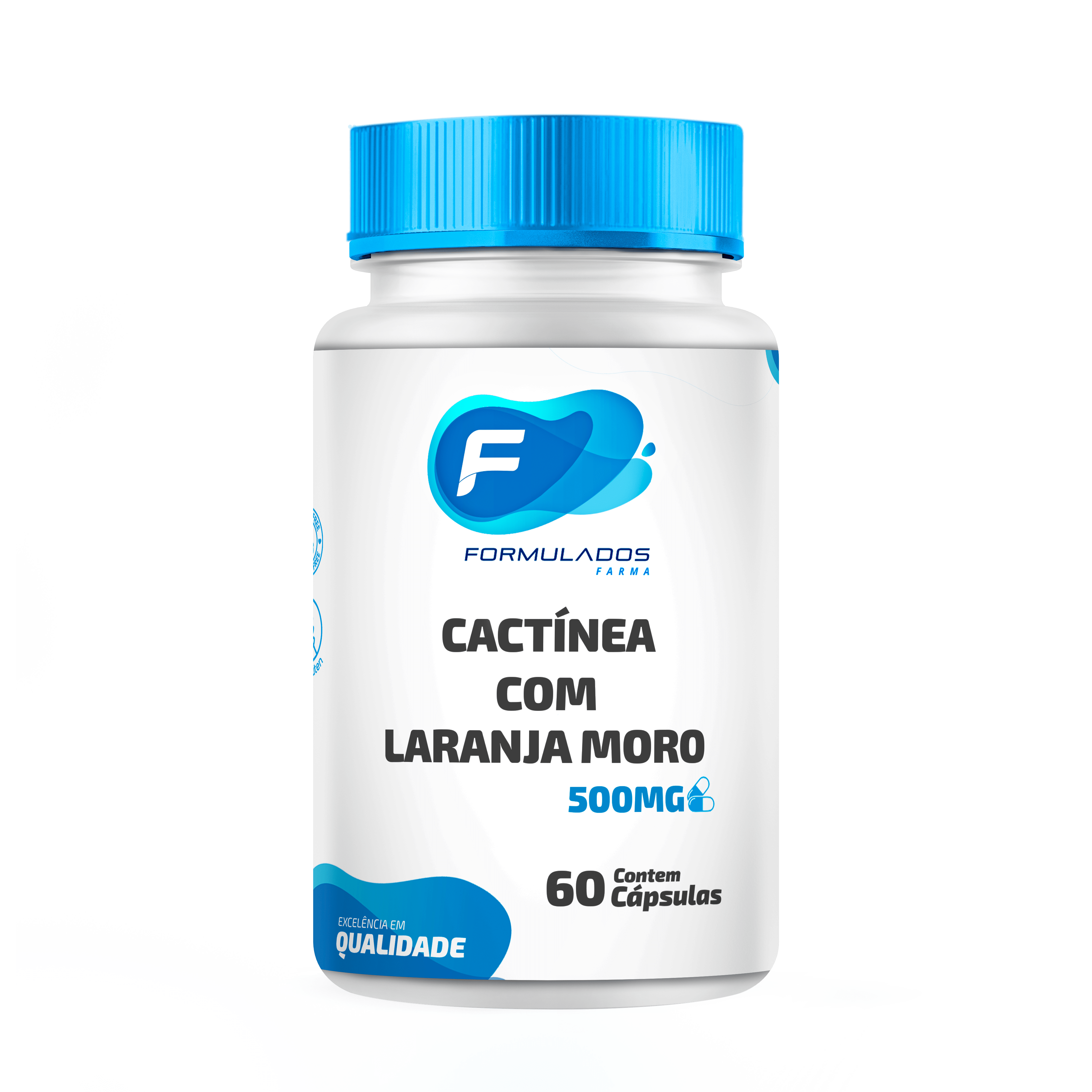 Cactínea com Morosil (Laranja Moro) 60 Cápsulas 500mg