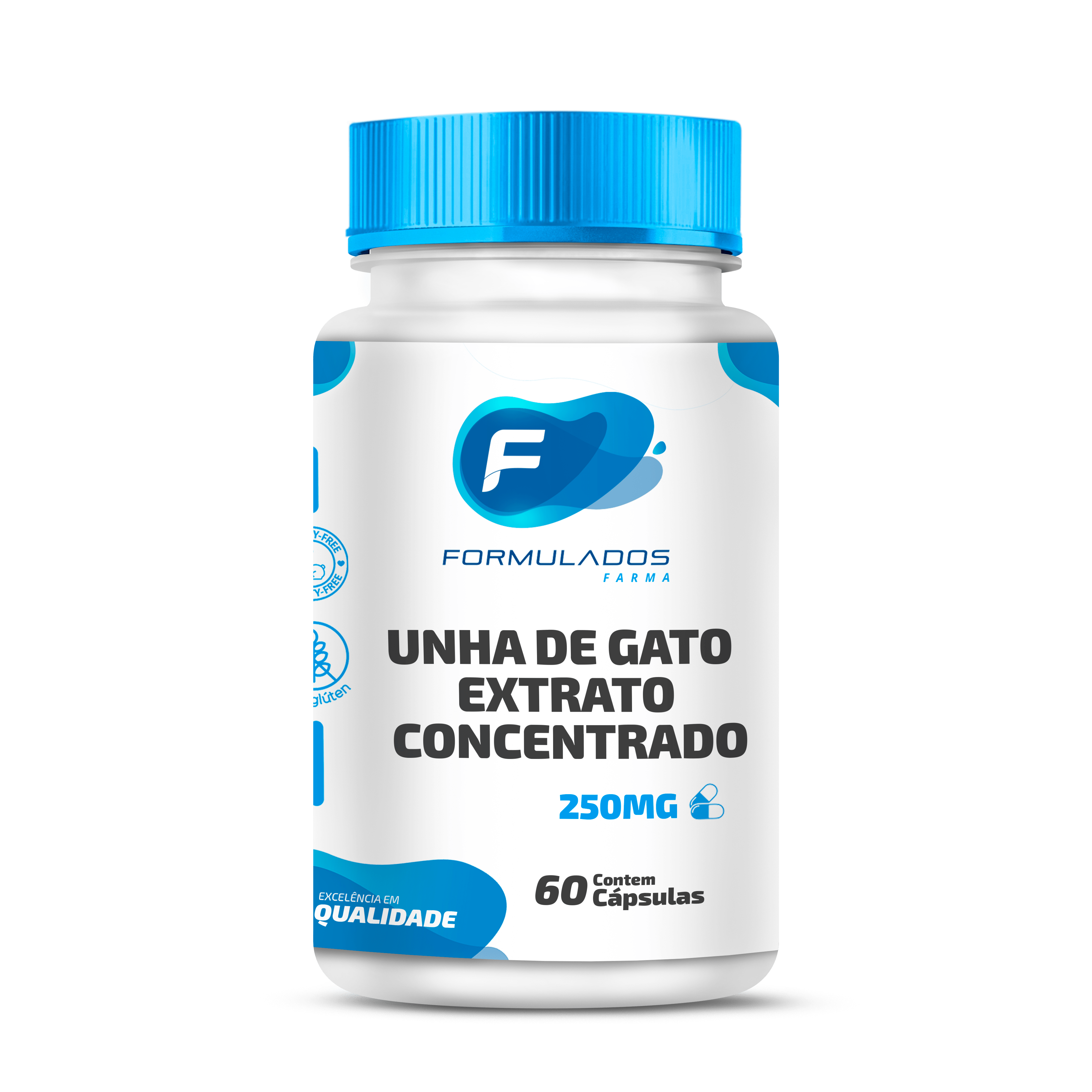 unha de gato 250mg 60 cápsulas