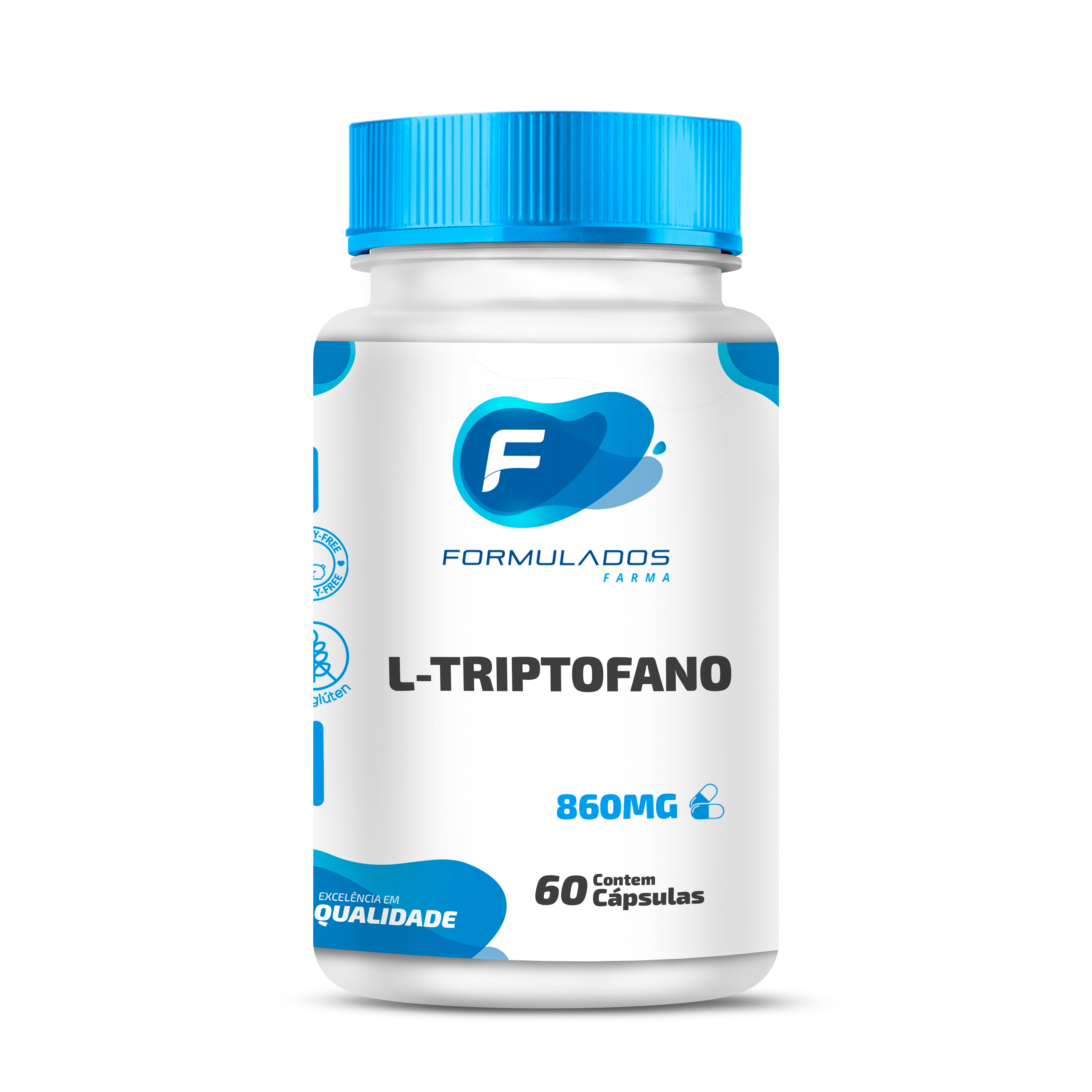 L-Triptofano  860mg - 60 Cápsulas