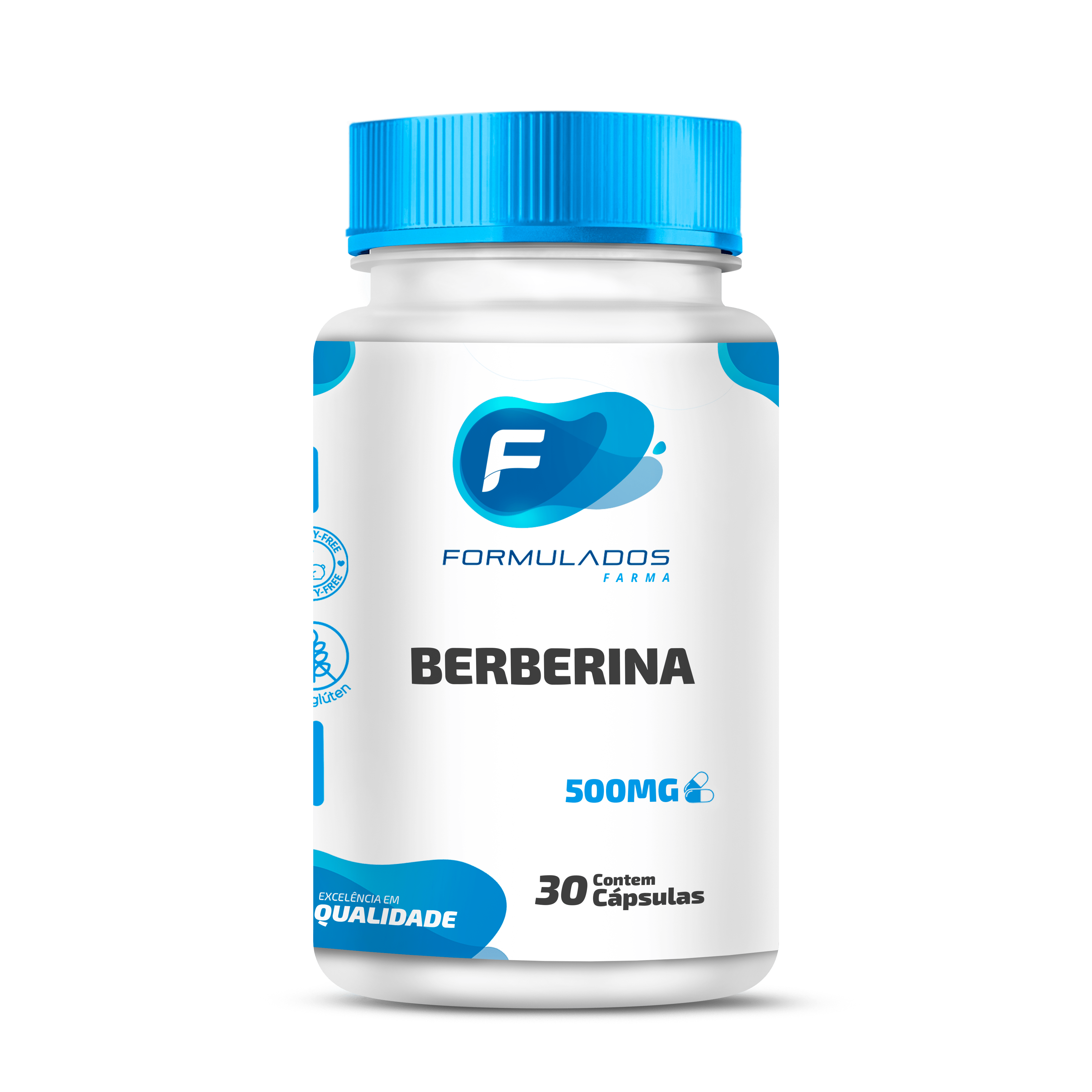Berberina 500mg 30 Cápsulas