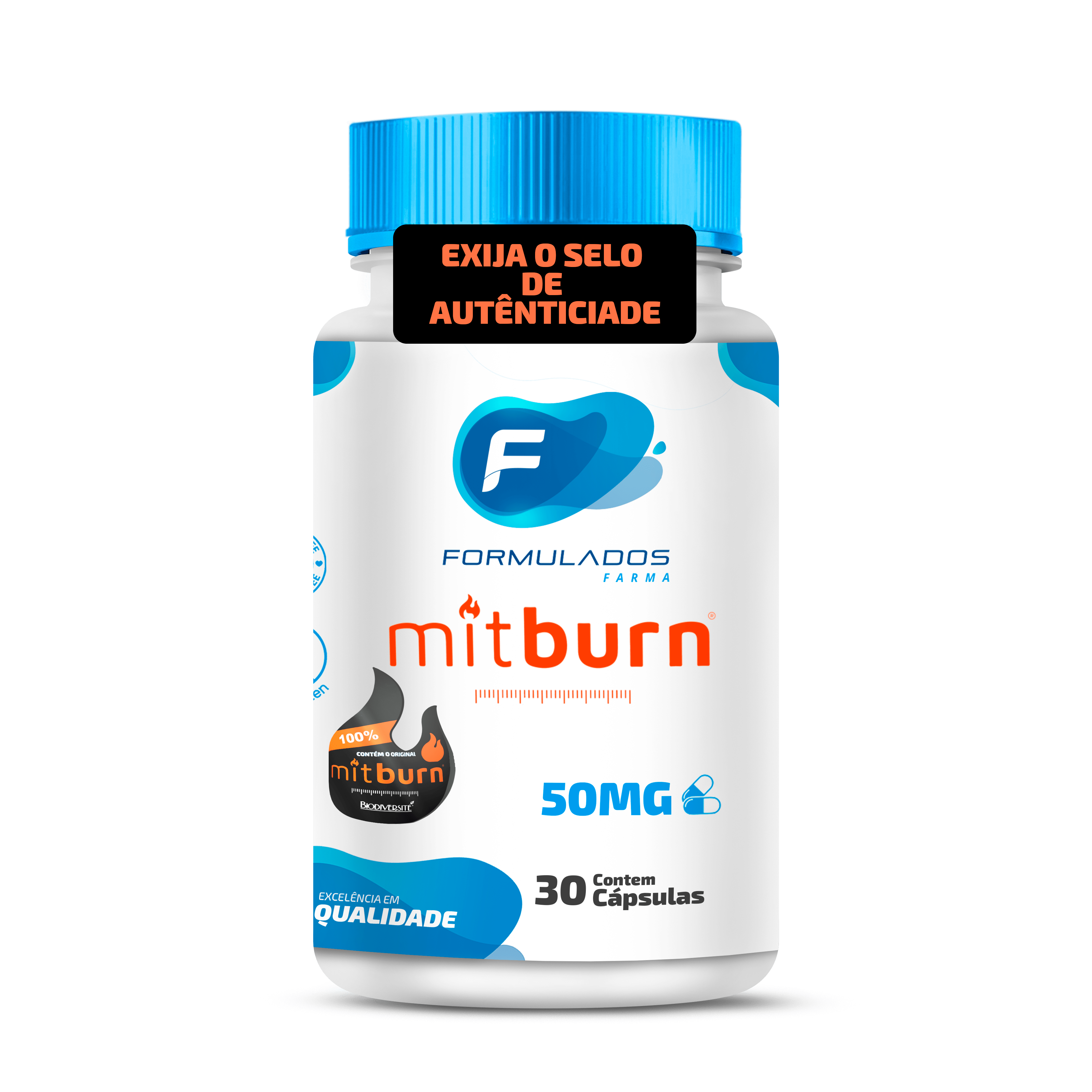 MitBurn 50mg 30 Cápsulas