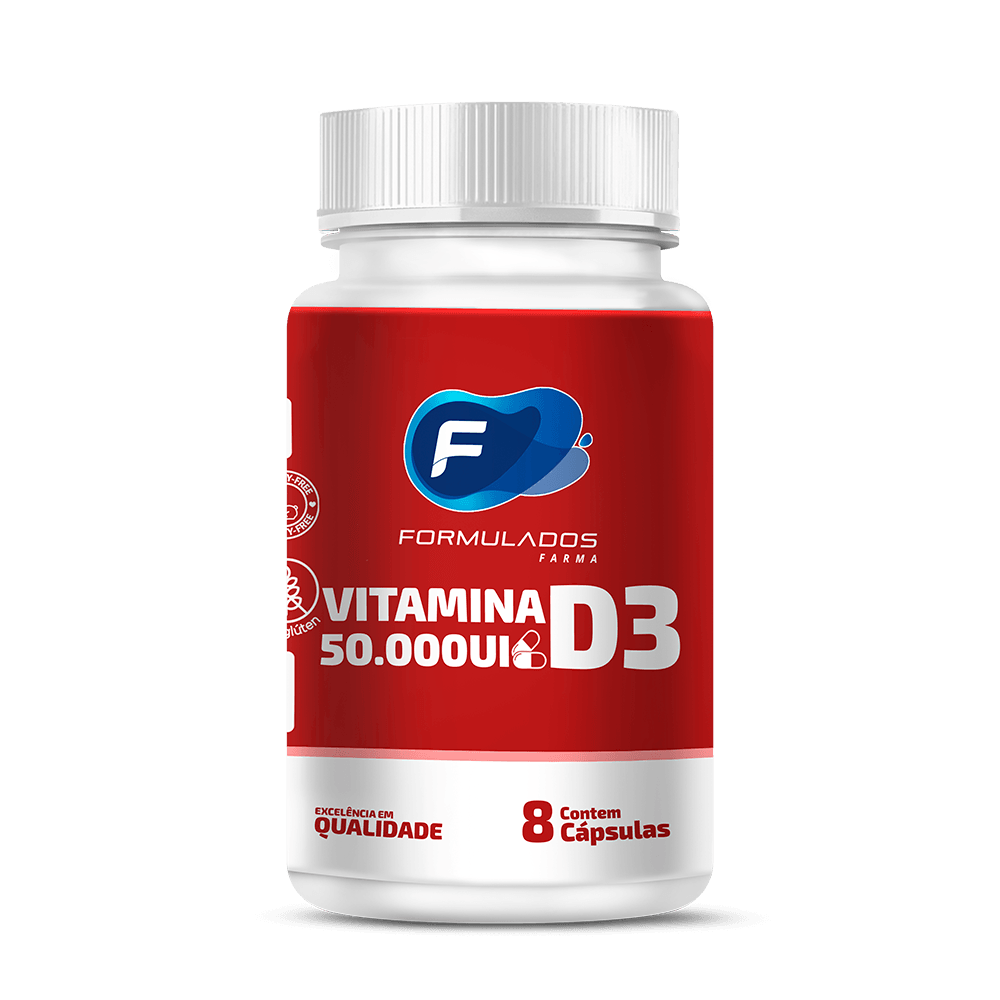 Vitamina D 50.000 Ui - 8 Cápsulas