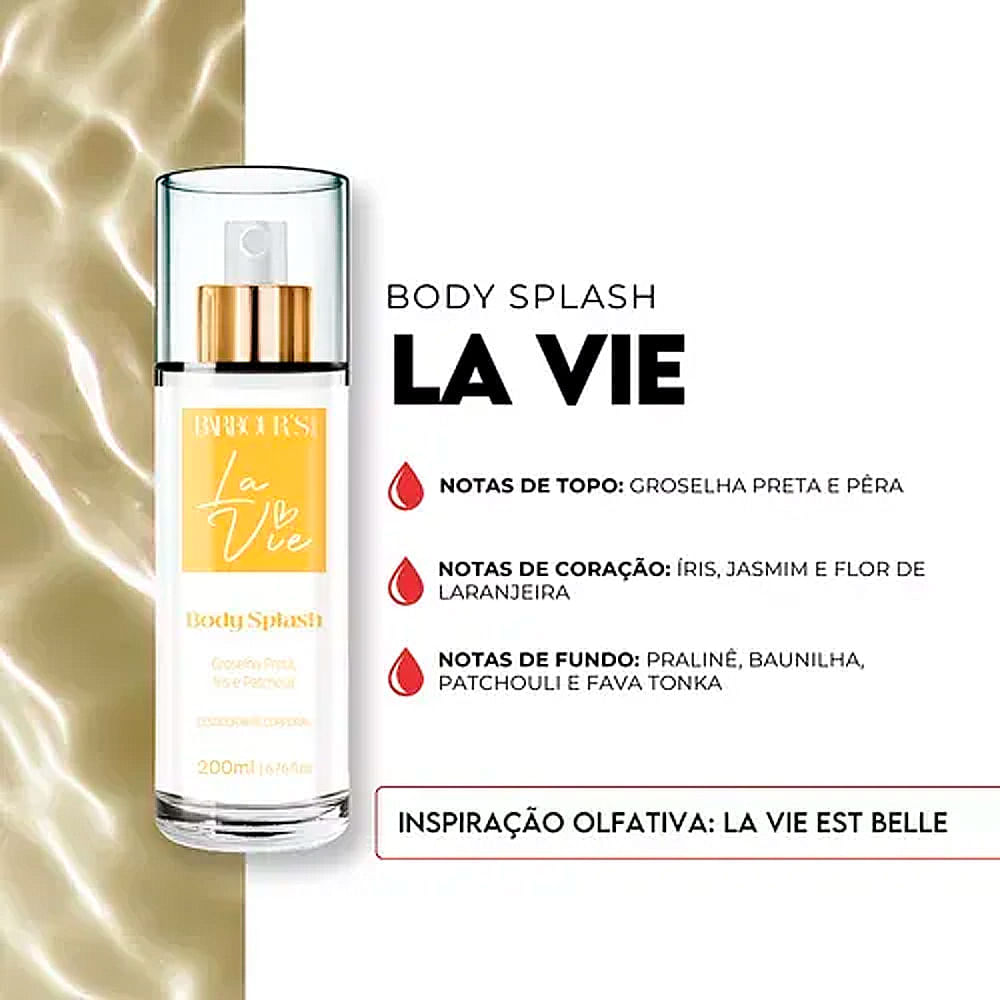 Body Splash La Vie Barbour's Beauty 200ml