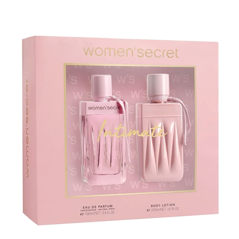 Kit Women's Secret Intimate Feminino - Eau De Parfum 100ml + Body Lotion 200ml