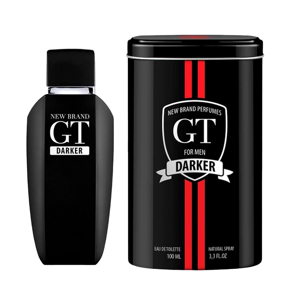 Perfume Masculino New Brand Prestige Gt For Men Darker Eau de Toilette 100ml