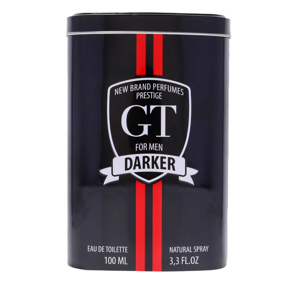 Perfume Masculino New Brand Prestige Gt For Men Darker Eau de Toilette 100ml