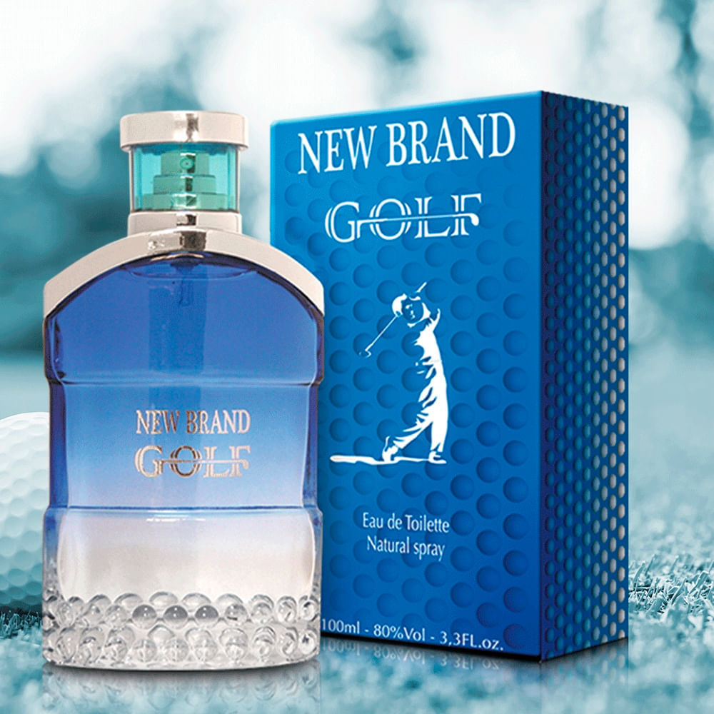 Perfume Masculino New Brand Golf Blue For Men Eau de Toilette 100ml