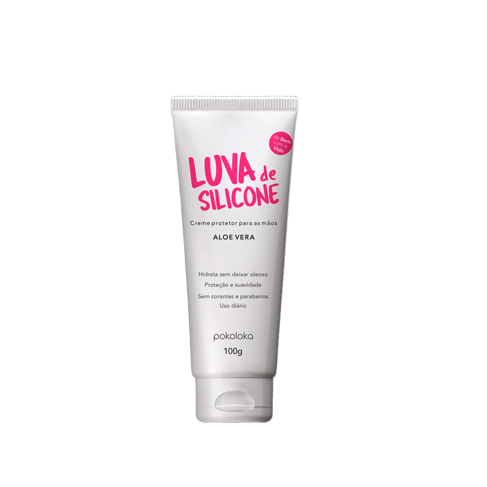 Creme para as Mãos PokoLoka Luva de Silicone 100ml