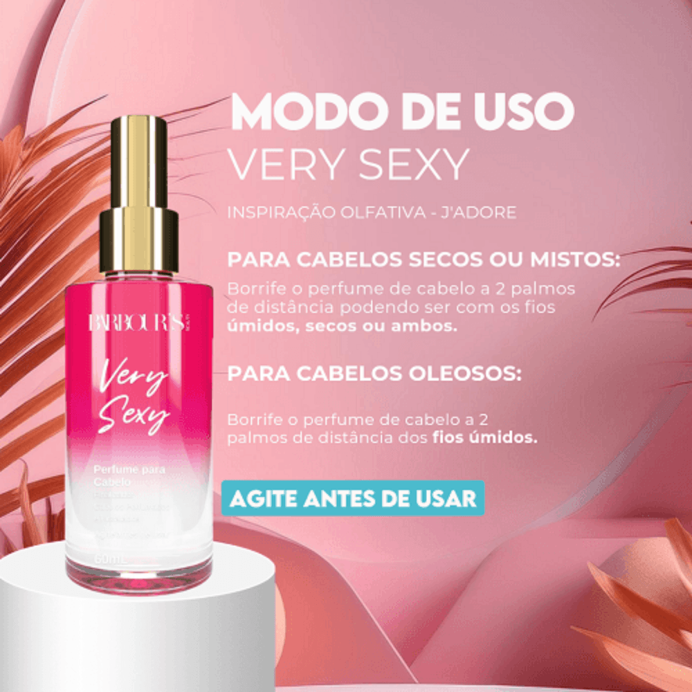 Perfume Capilar Barbour's Beauty Very Sexy 60ml