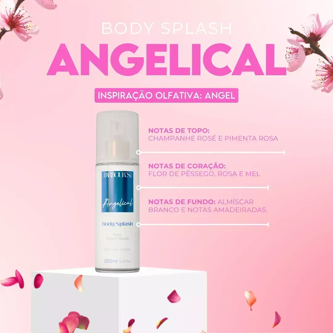 Desodorante Body Splash Angelical Barbour's Beauty 200ml
