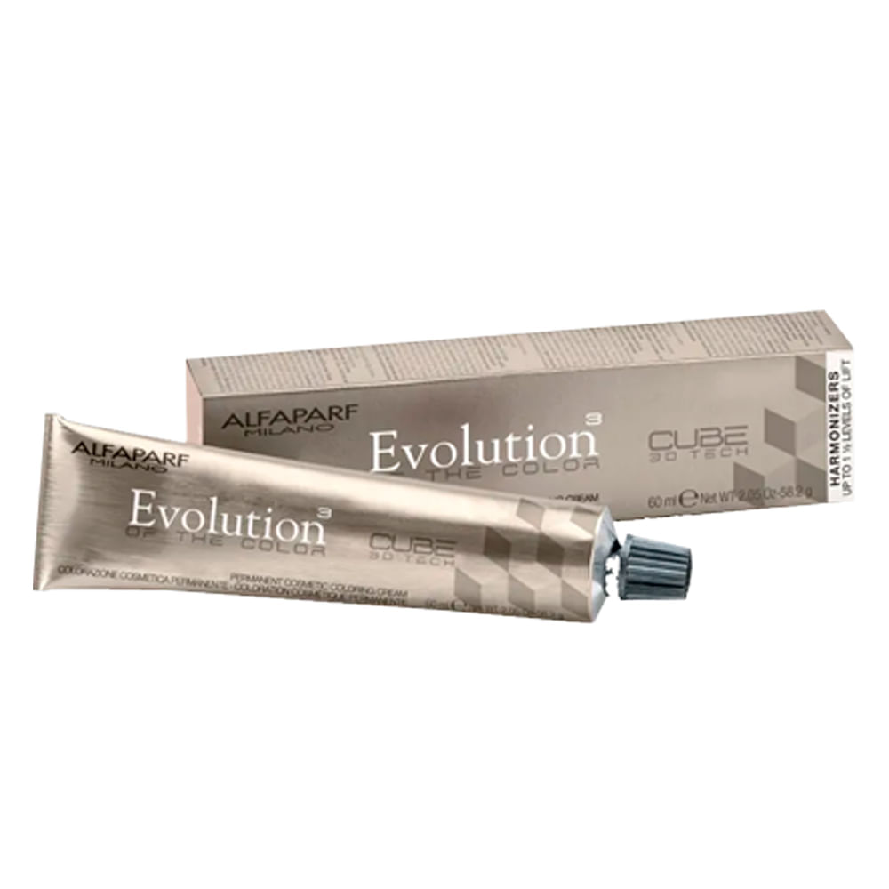Tintura Creme Alfaparf Evolution Louro Claro Irisé Cinza 8.21