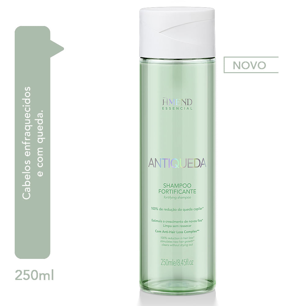 Shampoo Fortificante Amend Essencial Antiqueda 250ml