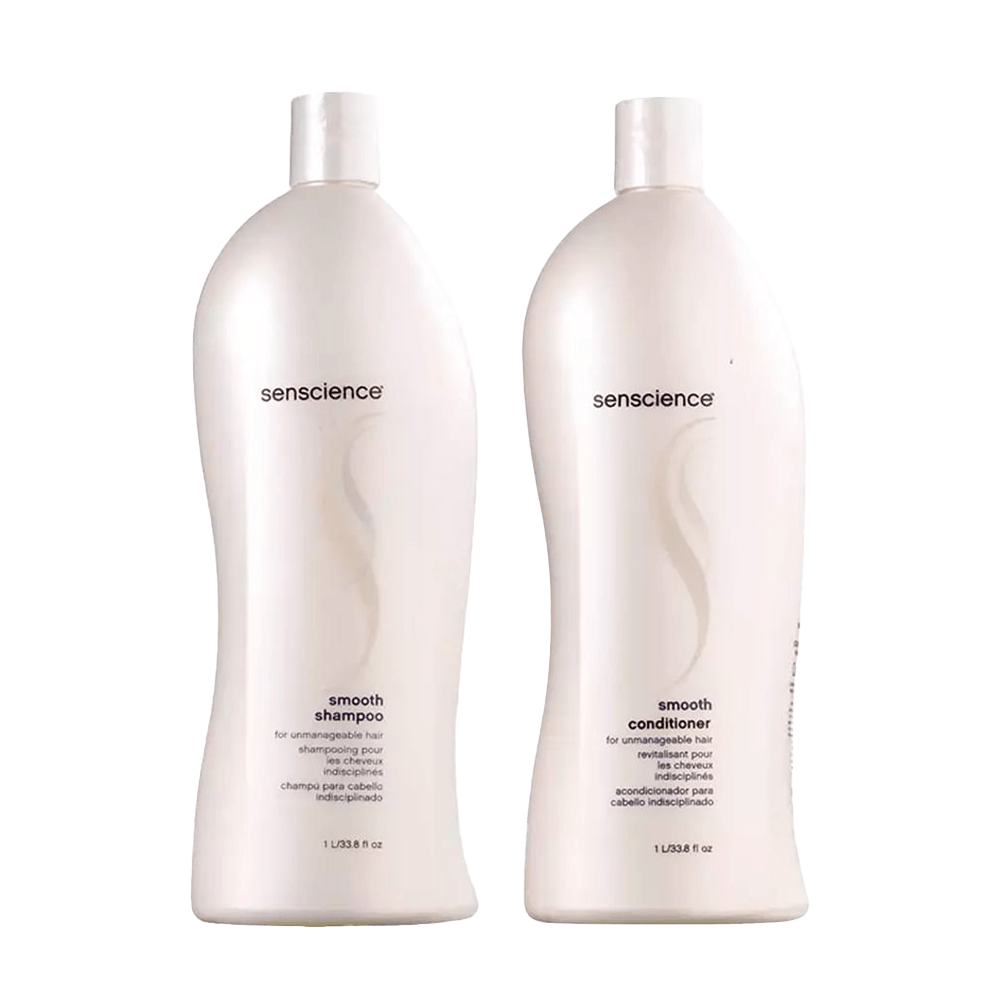 Kit Senscience Smooth Shampoo 1L + Condicionador 1L
