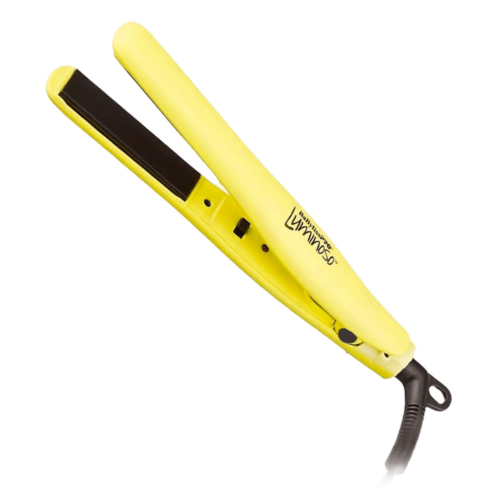 Mini Chapinha Babyliss Pro Luminoso De 3/4 Mod Yellow Bivolt