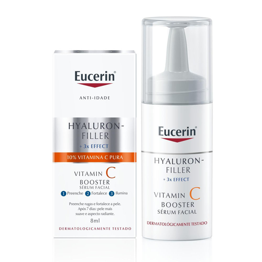 Eucerin Hyaluron Filler Vitamina C Booster Anti-idade 8ml