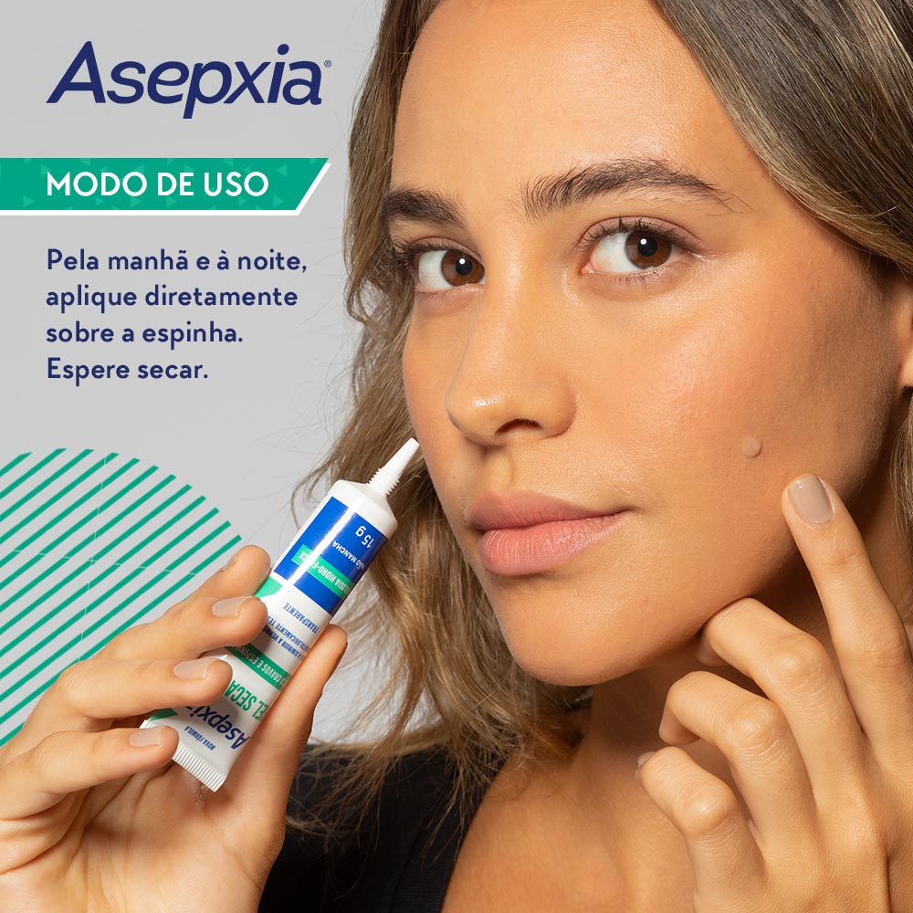 Gel Secativo Antiacne Asepxia 15g