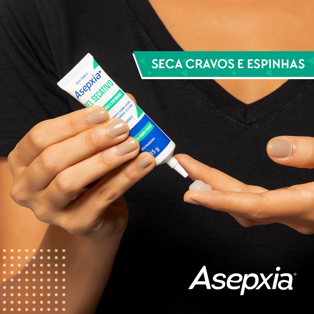 Gel Secativo Antiacne Asepxia 15g